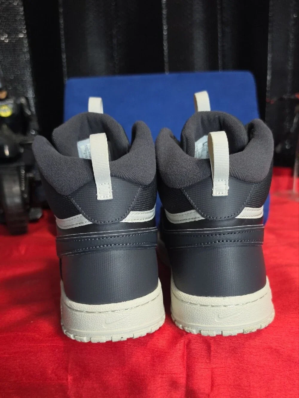 Nike Men’s Mid-Top Sneakers - Black & Cream